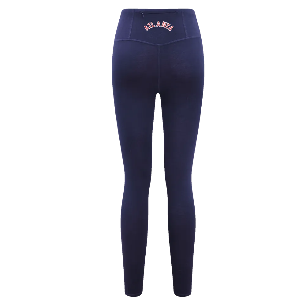 MLB ATLANTA BRAVES MASHUP WOMEN'S JERSEY LEGGING (MIDNIGHT NAVY)