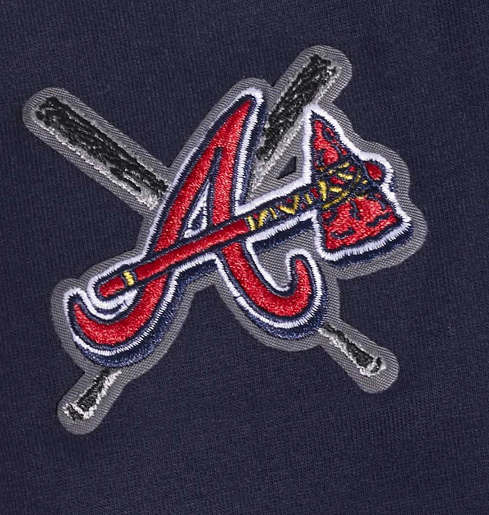 MLB ATLANTA BRAVES MASHUP WOMEN'S JERSEY LEGGING (MIDNIGHT NAVY)