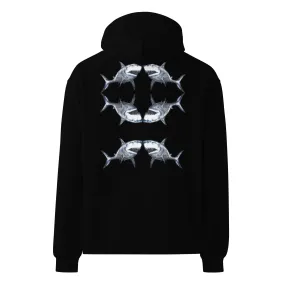 Oversized Biro Shark Unisex Hoody