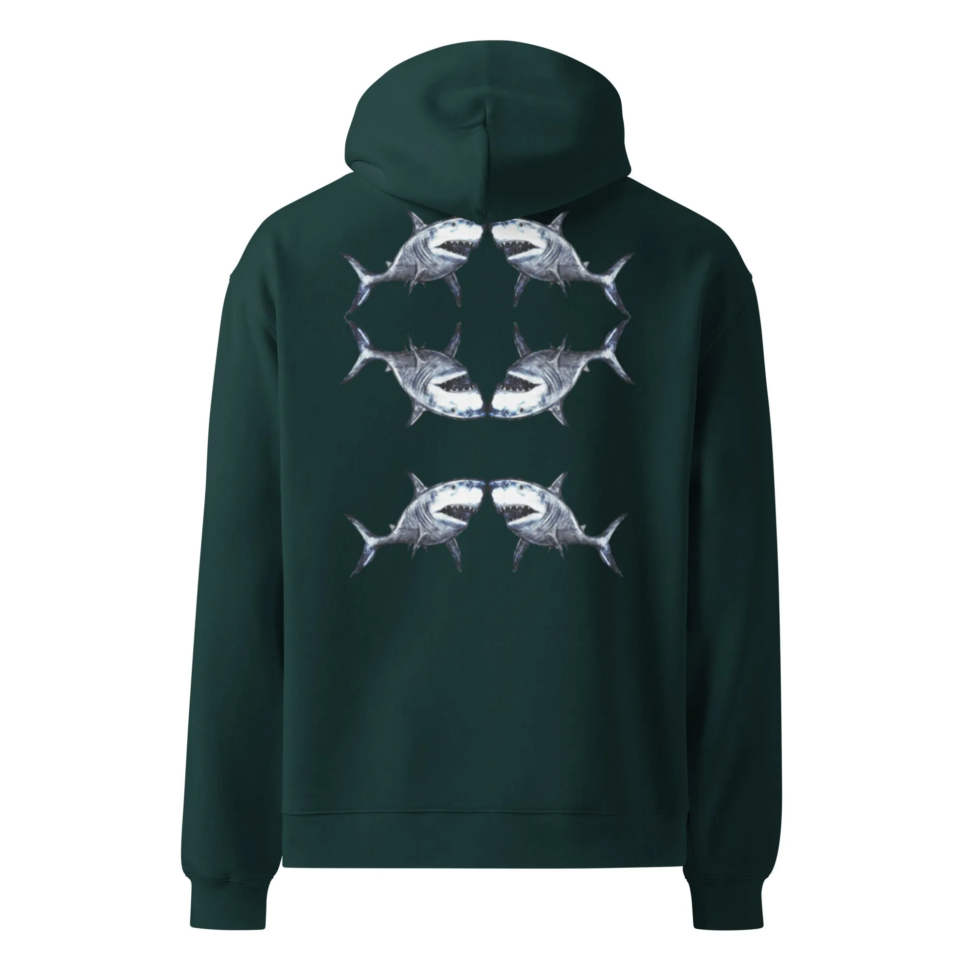 Oversized Biro Shark Unisex Hoody