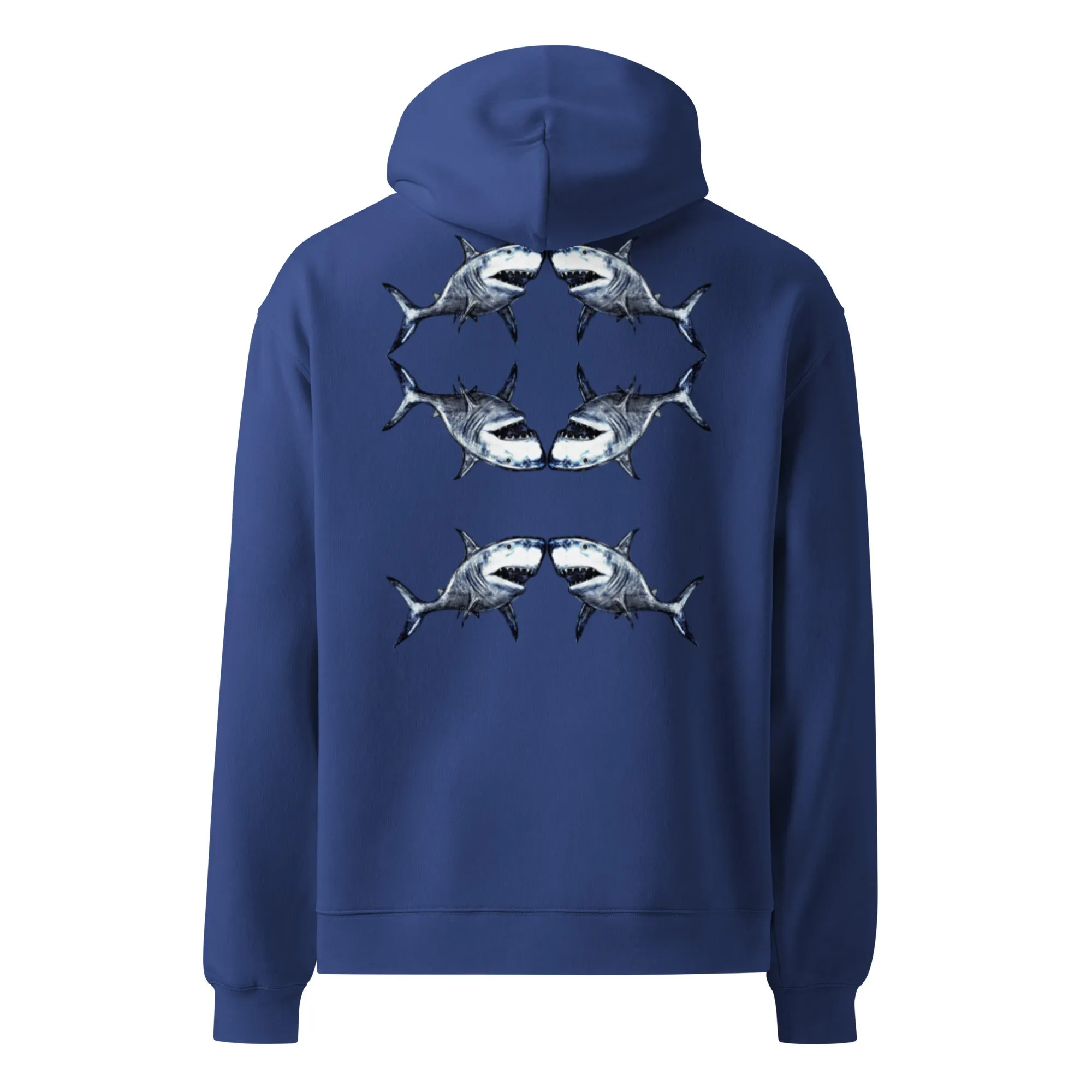 Oversized Biro Shark Unisex Hoody