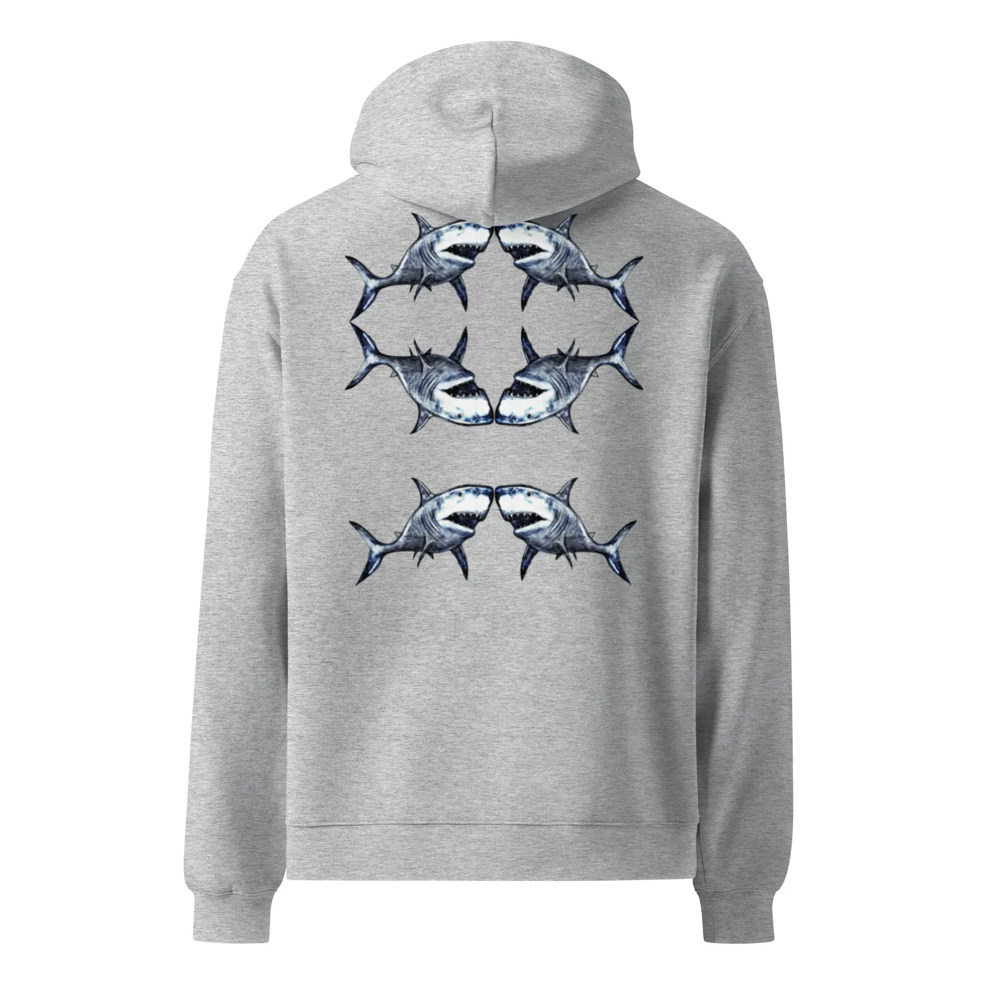 Oversized Biro Shark Unisex Hoody