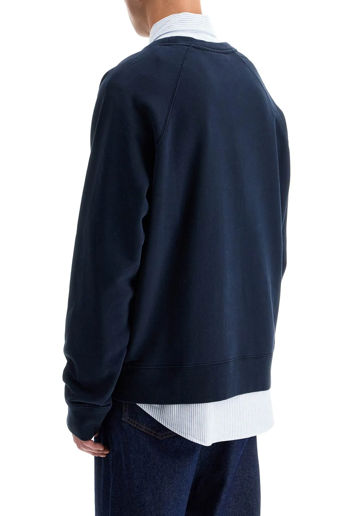 'oversized sweatshirt with NM00311KM0001 NAVY
