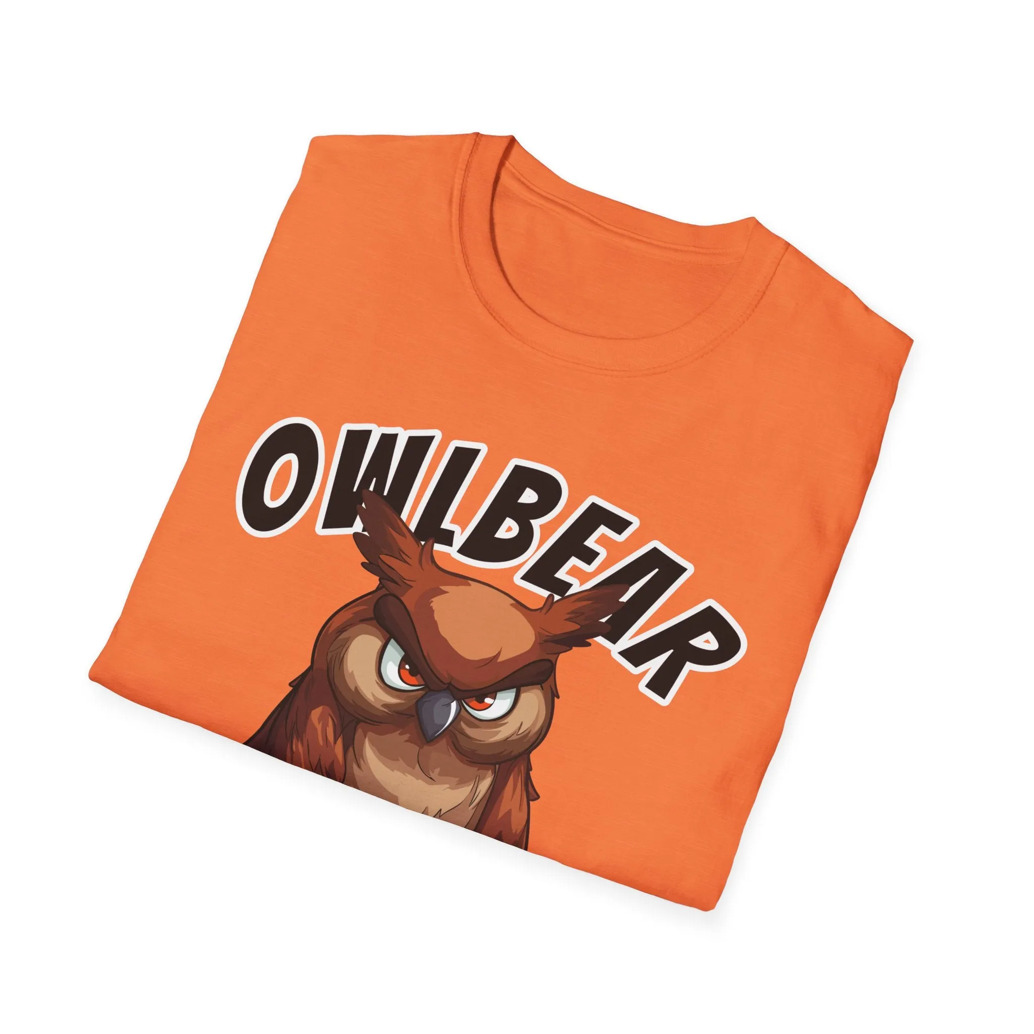 Owlbear Don't Care - Unisex Softstyle T-Shirt - Dungeon Master DM Shirt - Gamer Shirt