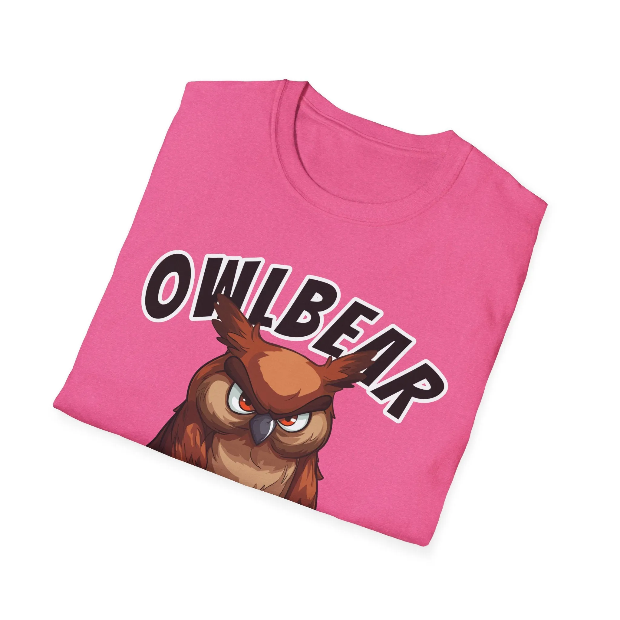 Owlbear Don't Care - Unisex Softstyle T-Shirt - Dungeon Master DM Shirt - Gamer Shirt