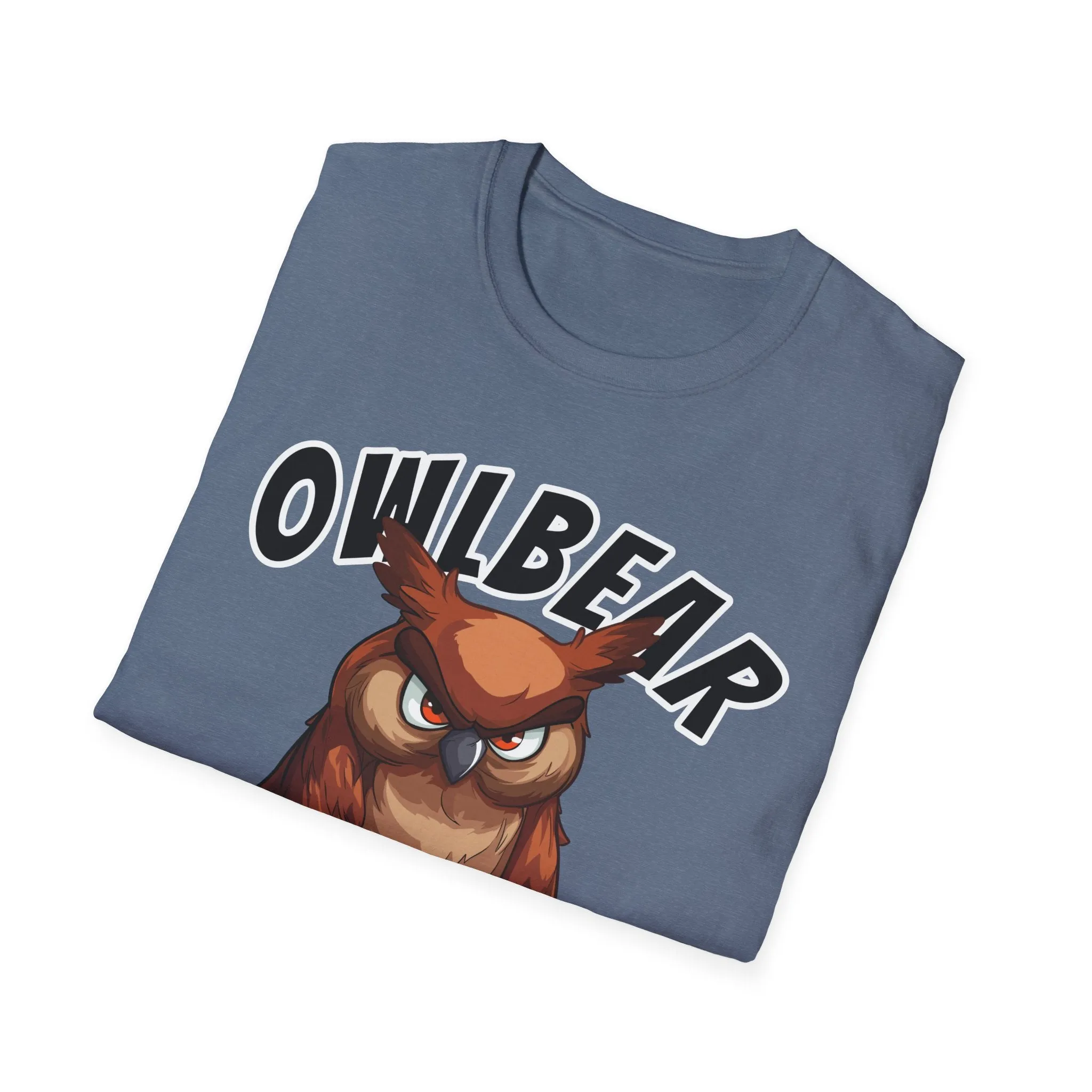 Owlbear Don't Care - Unisex Softstyle T-Shirt - Dungeon Master DM Shirt - Gamer Shirt