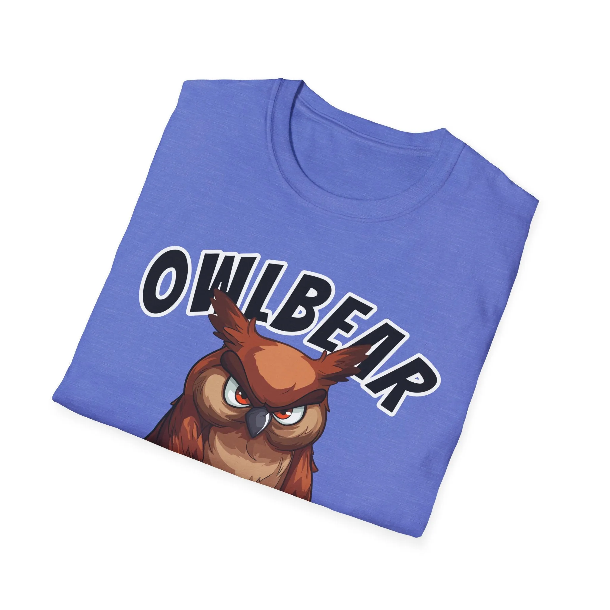 Owlbear Don't Care - Unisex Softstyle T-Shirt - Dungeon Master DM Shirt - Gamer Shirt