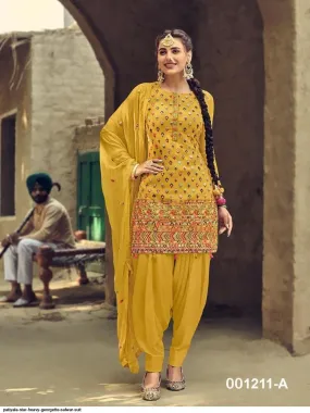 Patiyala Star Heavy Georgette Salwar Suit 1211