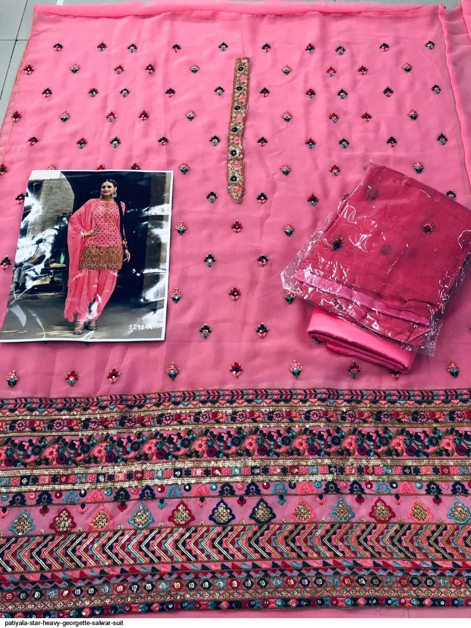 Patiyala Star Heavy Georgette Salwar Suit 1211