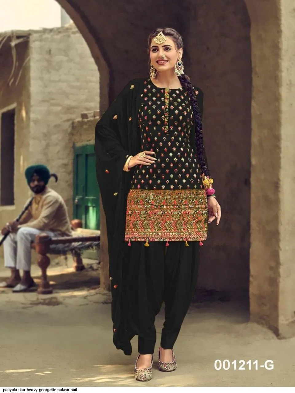 Patiyala Star Heavy Georgette Salwar Suit 1211