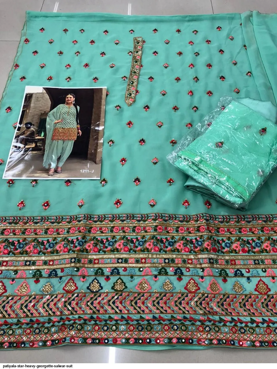 Patiyala Star Heavy Georgette Salwar Suit 1211