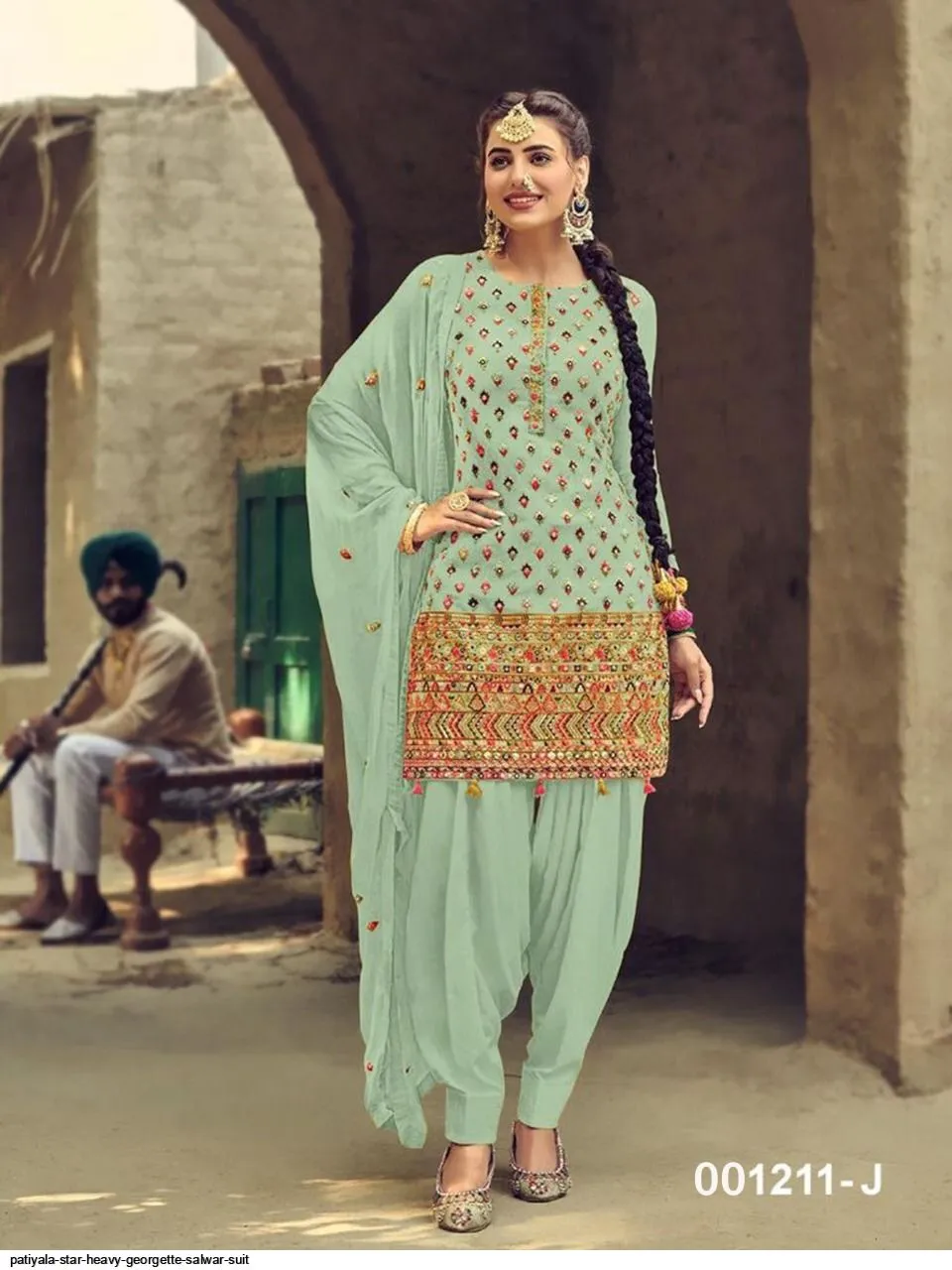 Patiyala Star Heavy Georgette Salwar Suit 1211