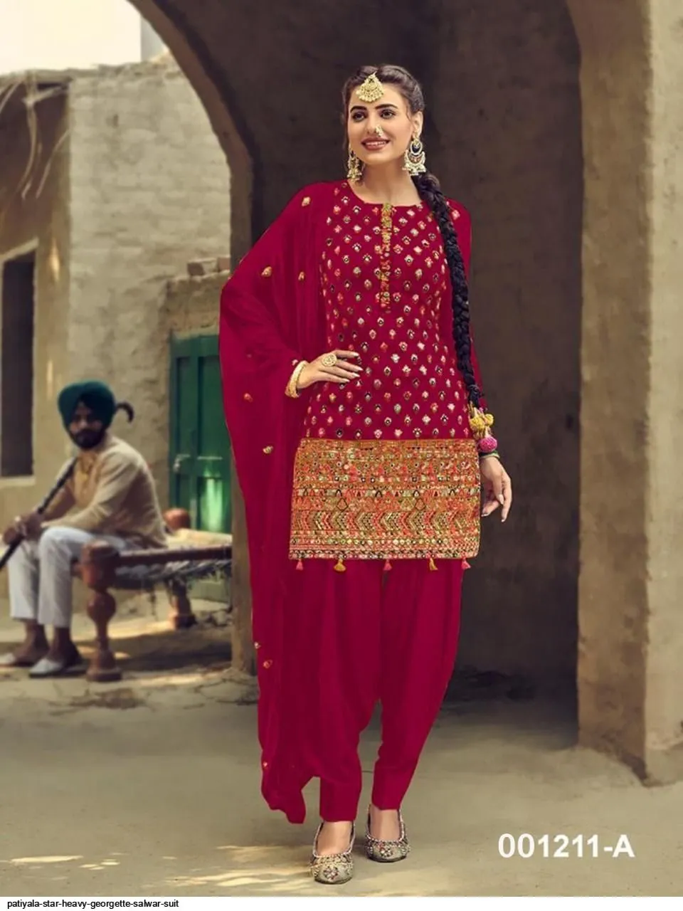 Patiyala Star Heavy Georgette Salwar Suit 1211
