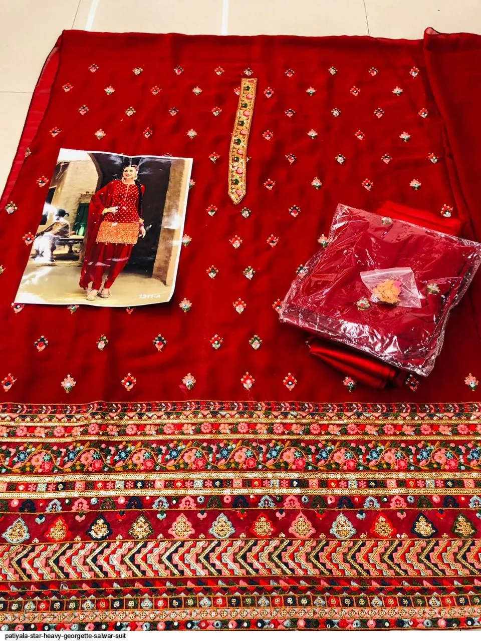 Patiyala Star Heavy Georgette Salwar Suit 1211