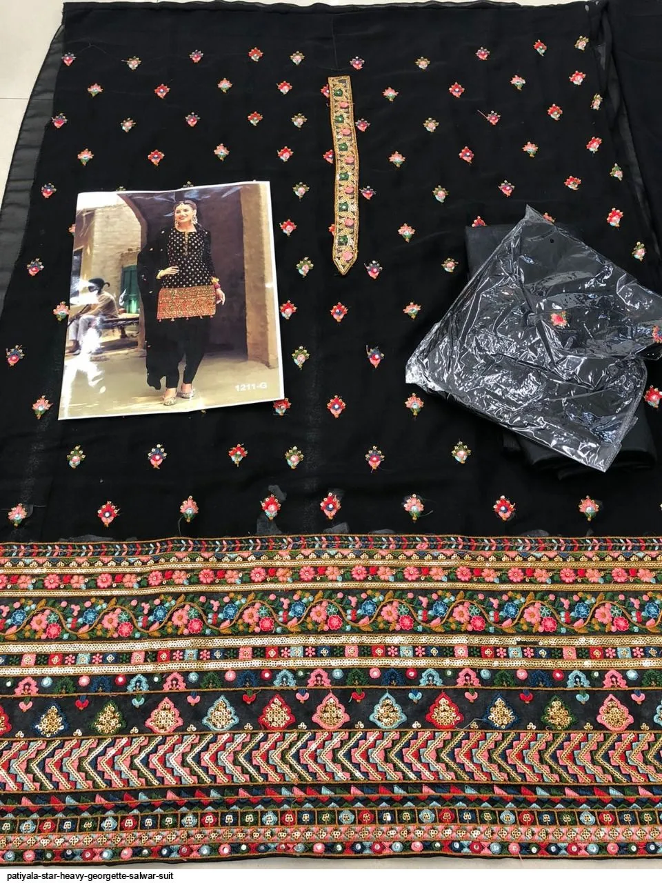 Patiyala Star Heavy Georgette Salwar Suit 1211