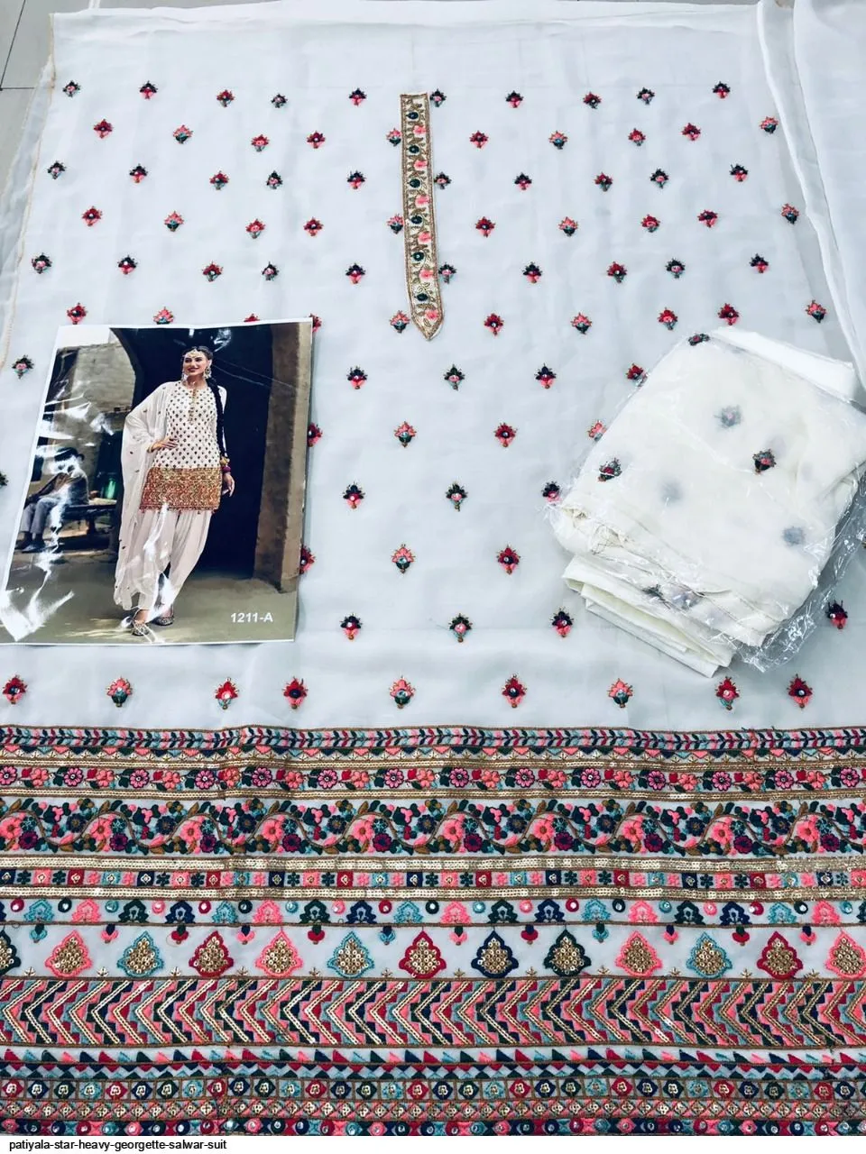 Patiyala Star Heavy Georgette Salwar Suit 1211