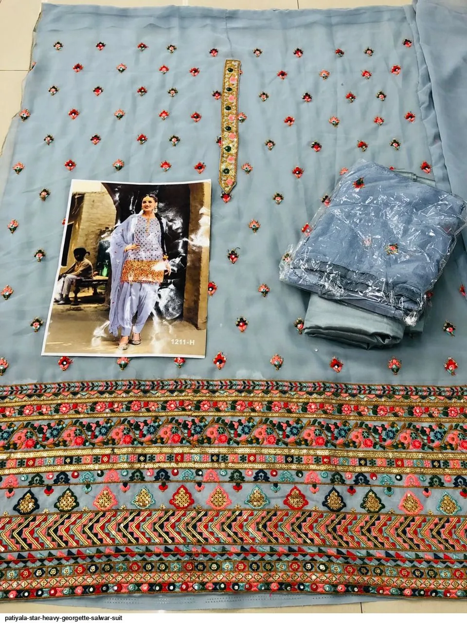 Patiyala Star Heavy Georgette Salwar Suit 1211
