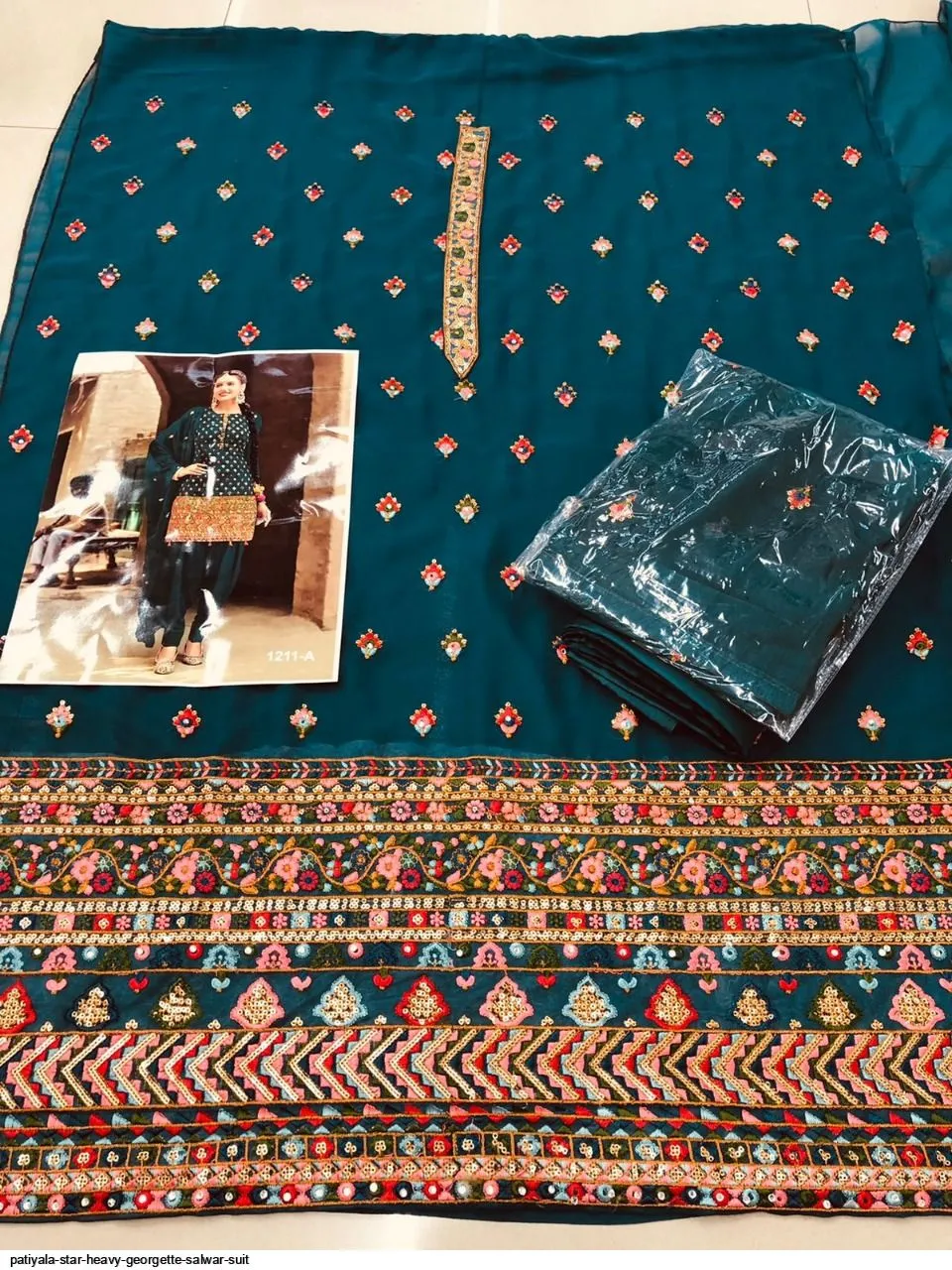 Patiyala Star Heavy Georgette Salwar Suit 1211