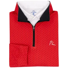 Peach State Performance Q-Zip | The Peach State - Classic Red/Carmine Red