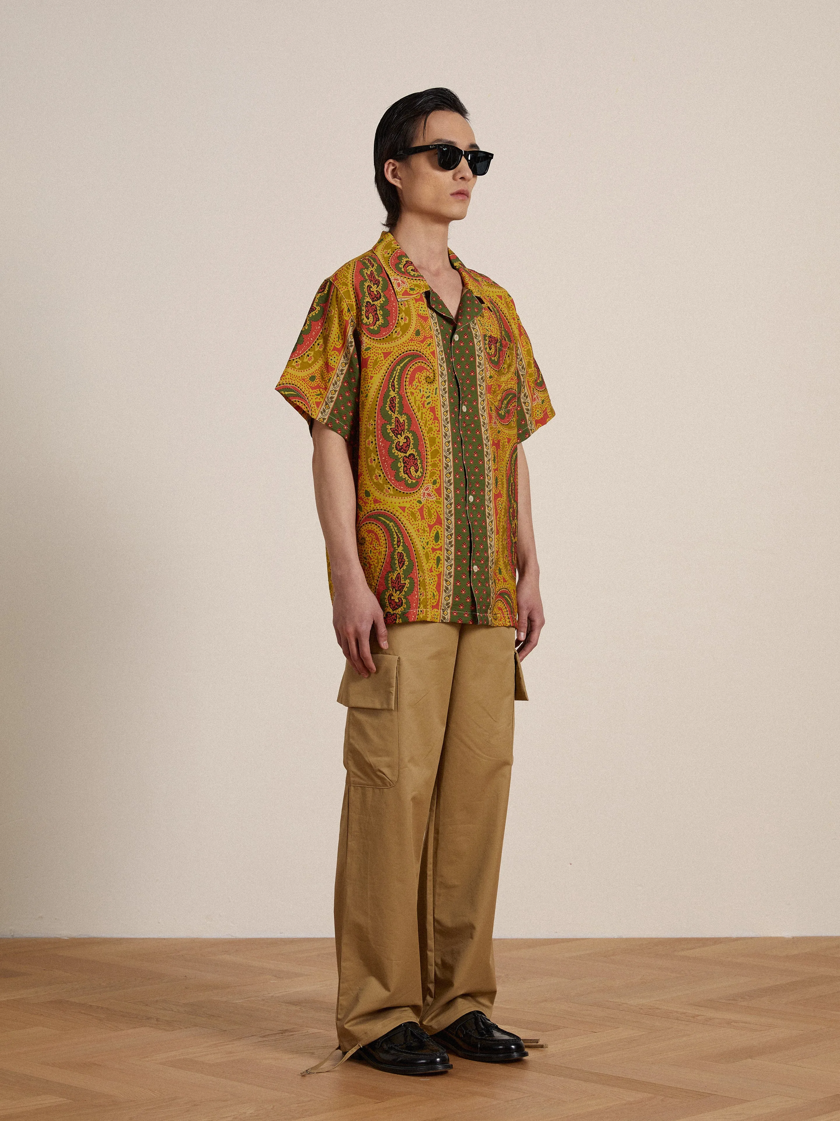 Pench Paisley SS Camp Shirt
