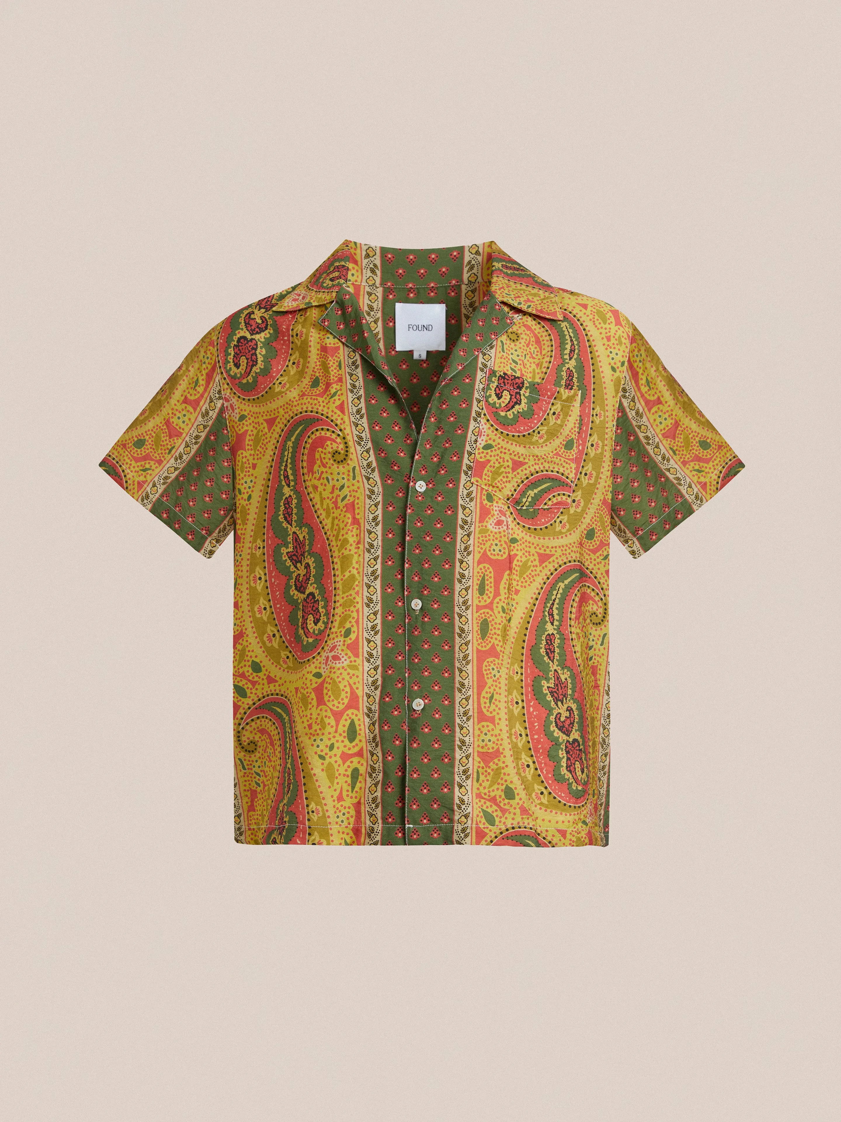 Pench Paisley SS Camp Shirt