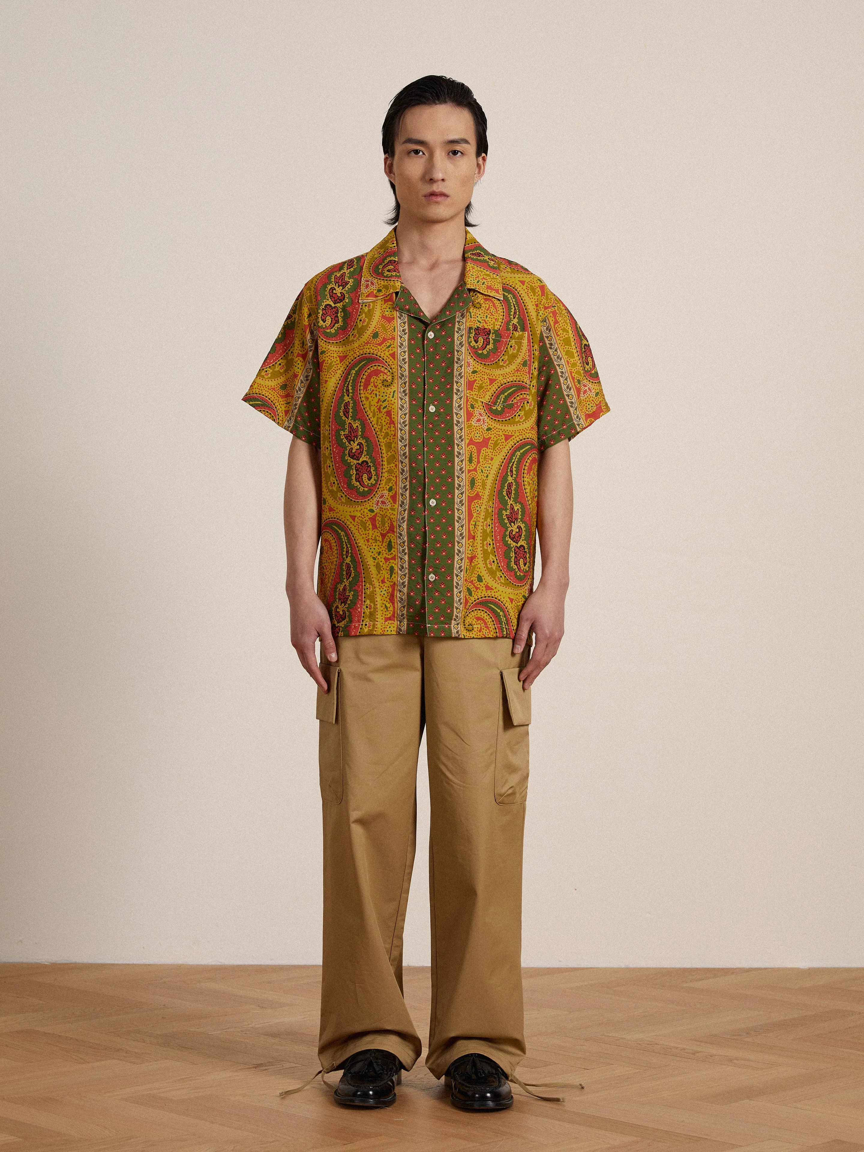 Pench Paisley SS Camp Shirt