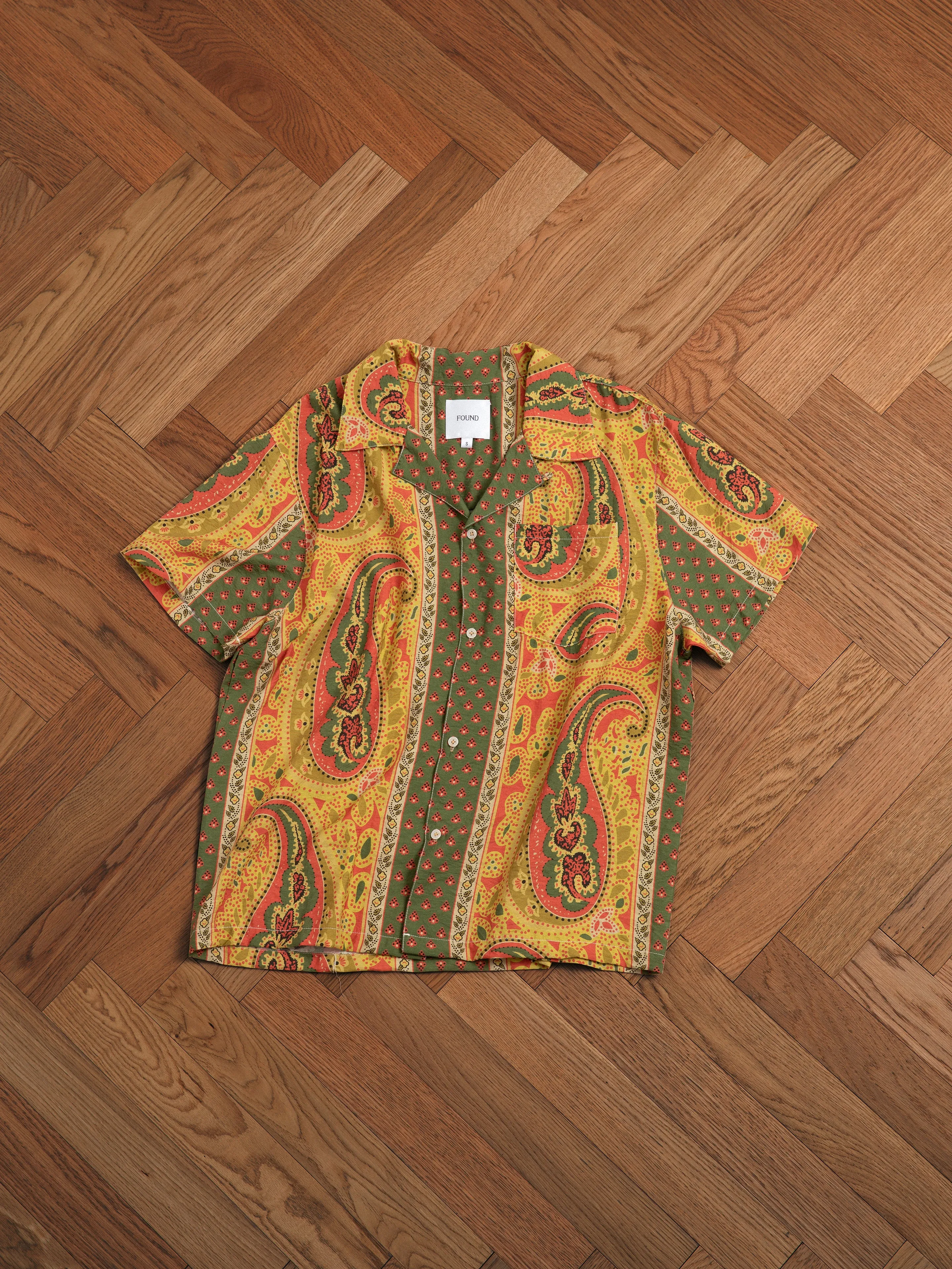 Pench Paisley SS Camp Shirt