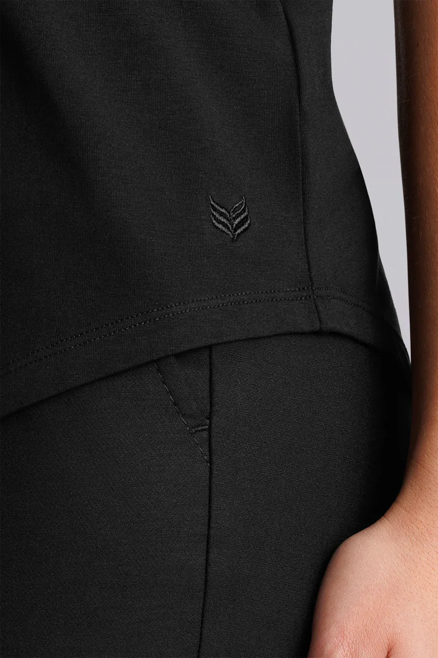 Refined Poise In Icy Cotton