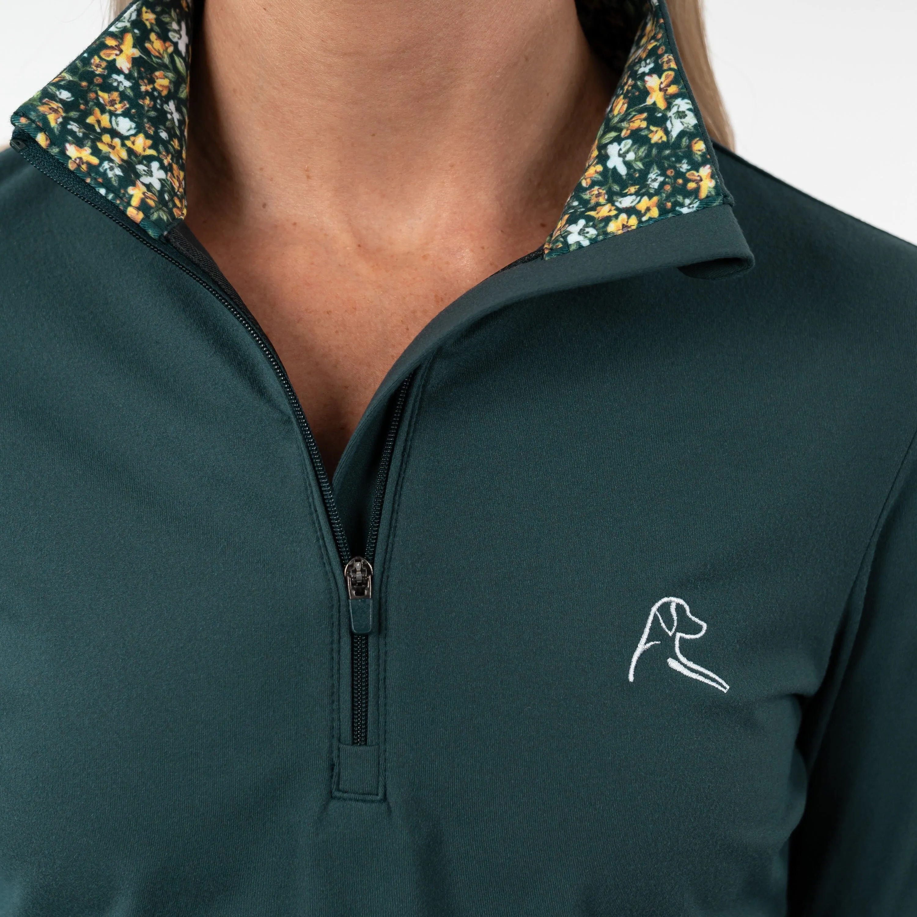 Solid Performance Q-Zip | Solid - Ponderosa Green - The Yellow Jasmine