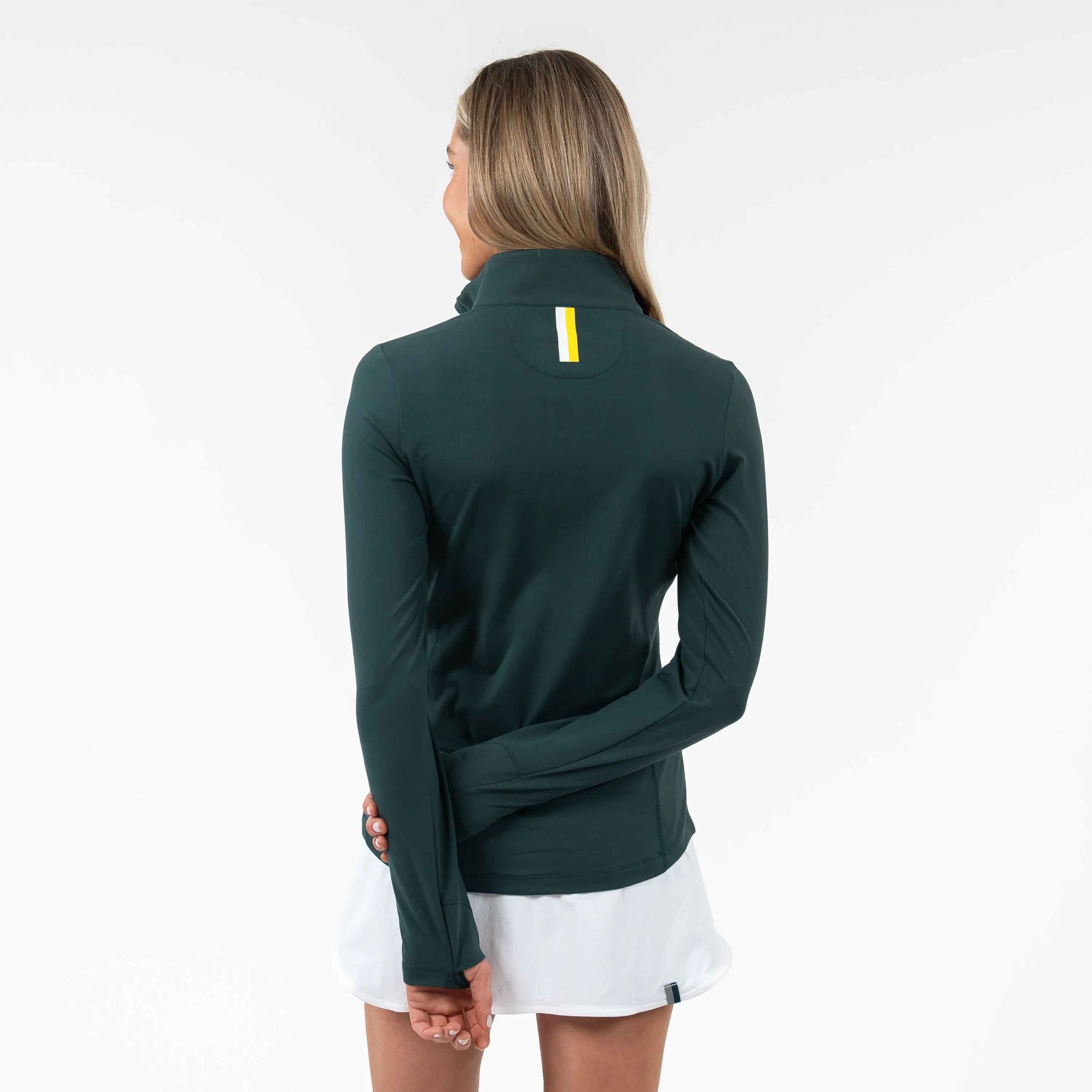 Solid Performance Q-Zip | Solid - Ponderosa Green - The Yellow Jasmine