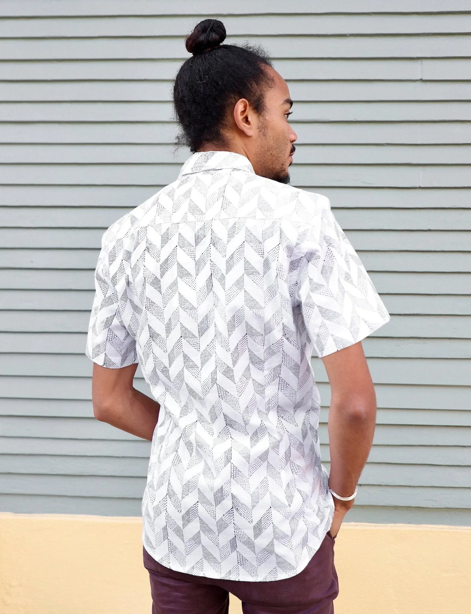 Sparrow Organic Cotton Men's Button Down Shirt - FINAL SALE