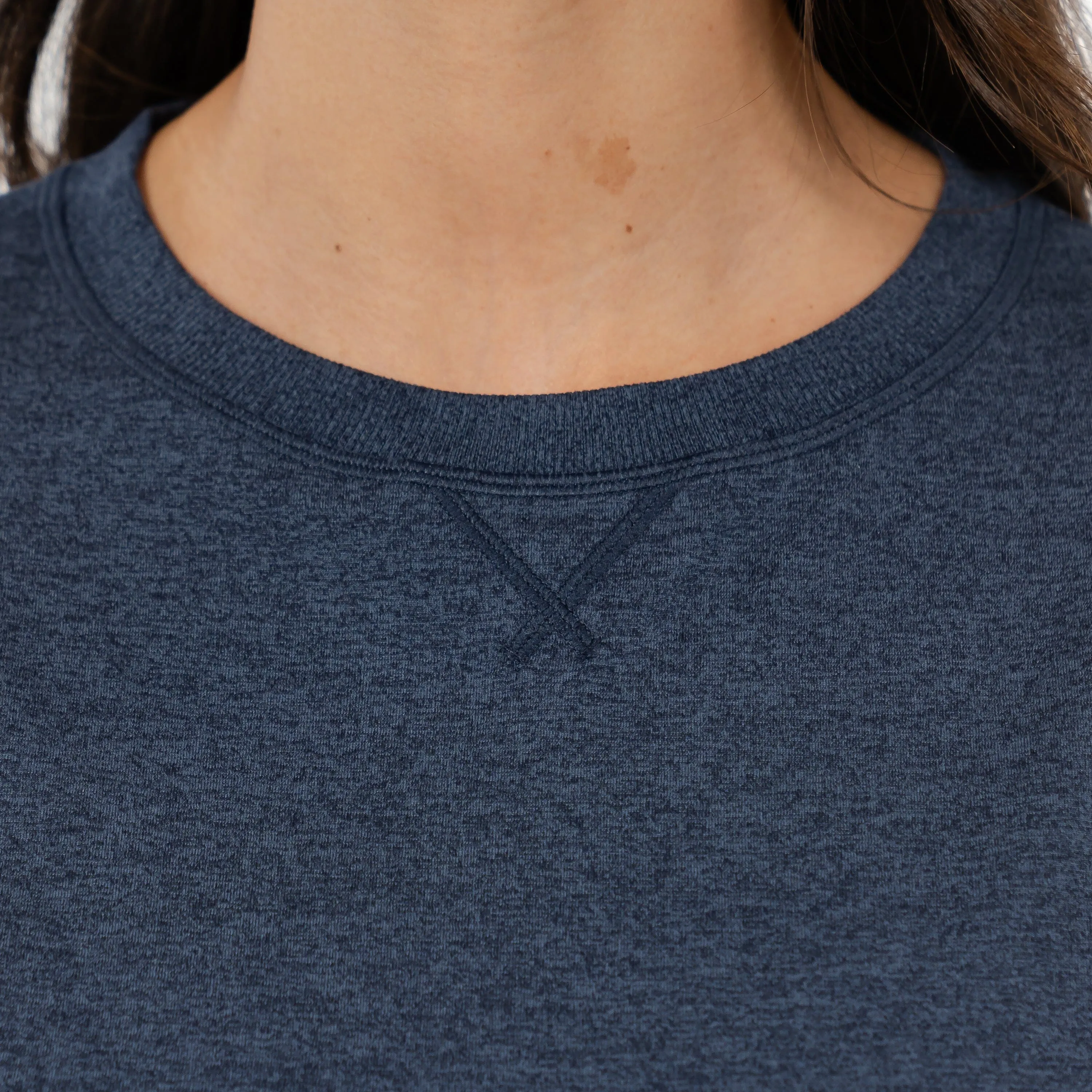 Swift Performance Crew | Heather - Fleet Navy/Annapolis Blue