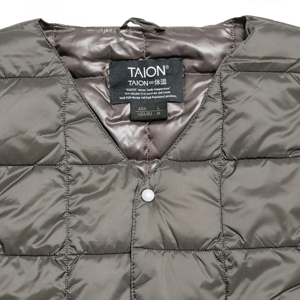 TAION - V Neck Inner Down Vest - TO-001