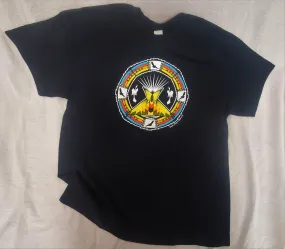 Tepee Rainbow Tee, Black