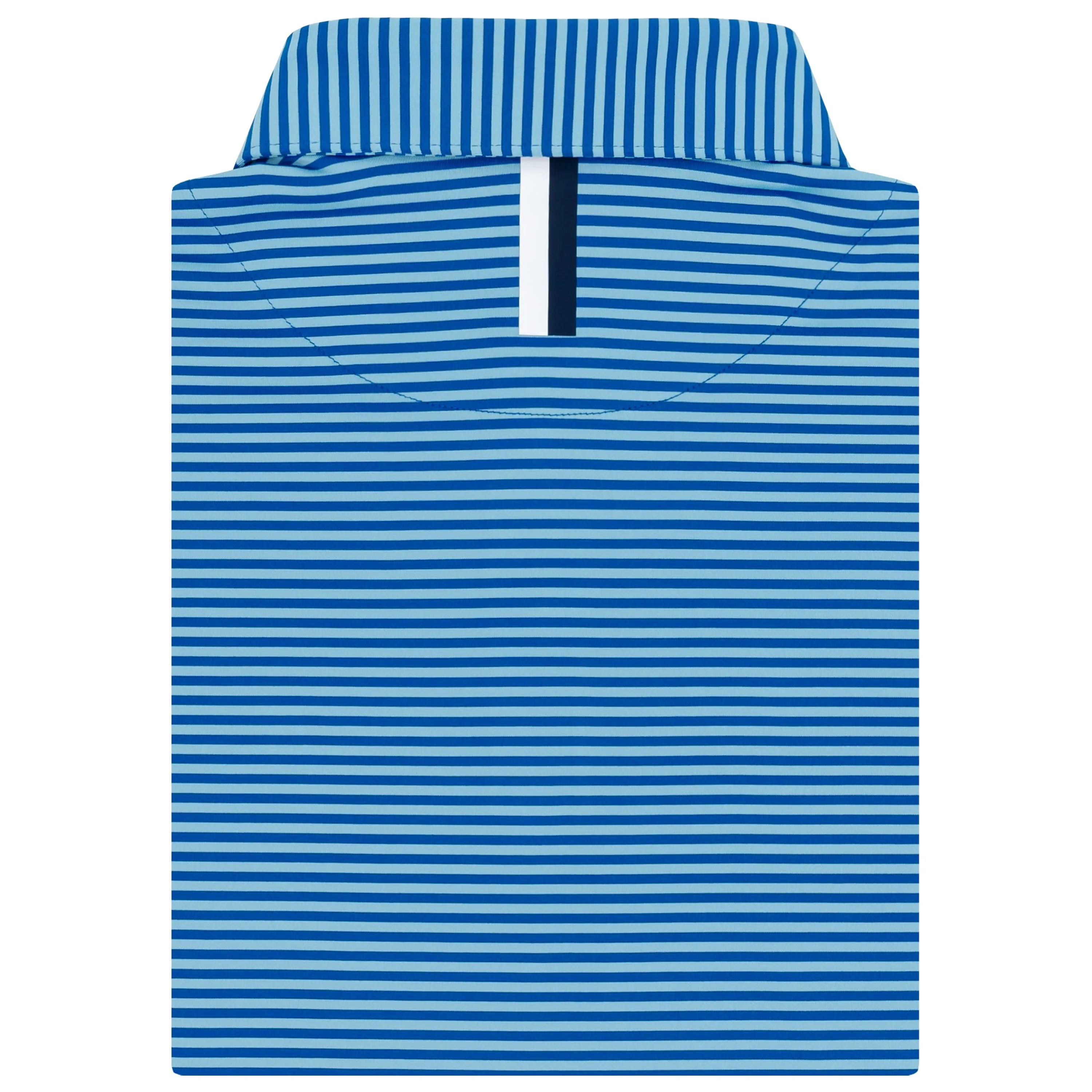 The Birdie Stripe | Performance Polo | The Birdie Stripe - Powder Blue/Azure Blue