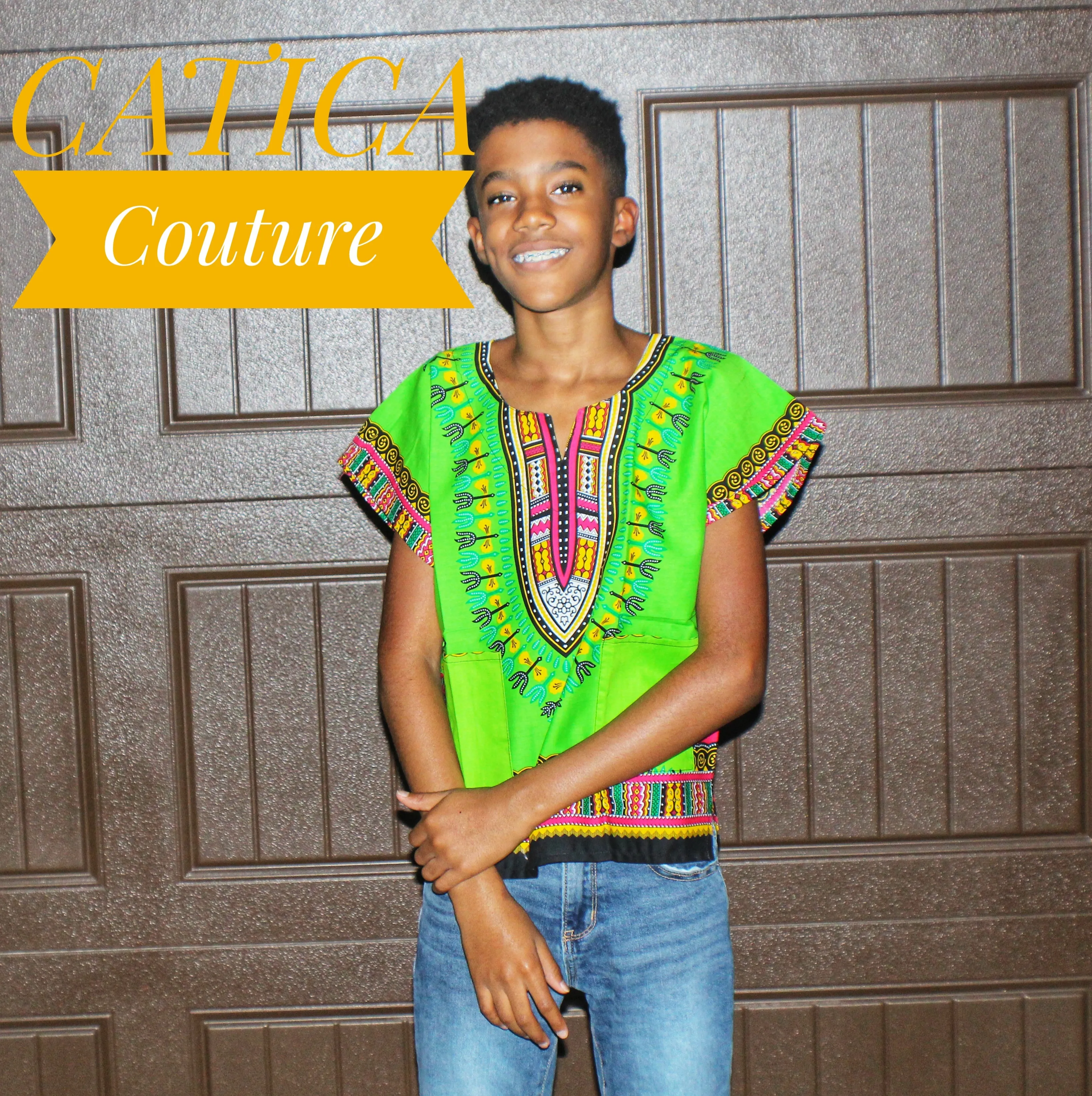 The Future Kids Dashiki Shirt Unisex | CATICA Couture