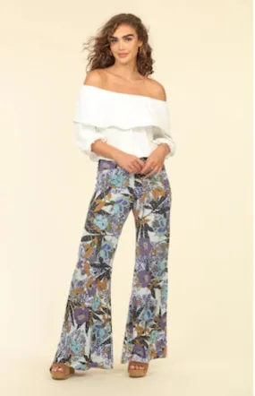 Wide Leg Pant With Waist Band | Stefano