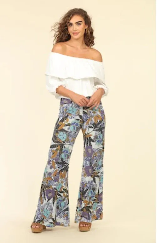Wide Leg Pant With Waist Band | Stefano