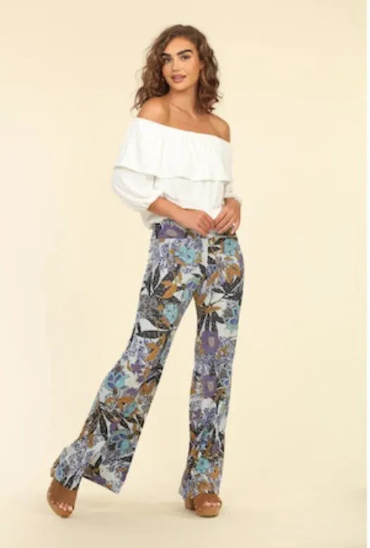 Wide Leg Pant With Waist Band | Stefano