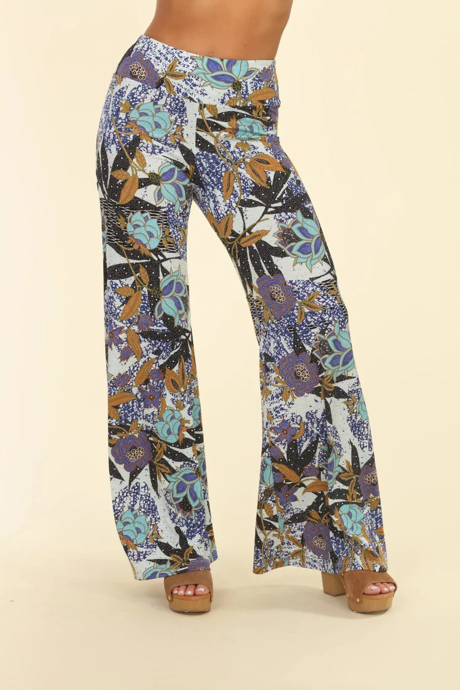 Wide Leg Pant With Waist Band | Stefano