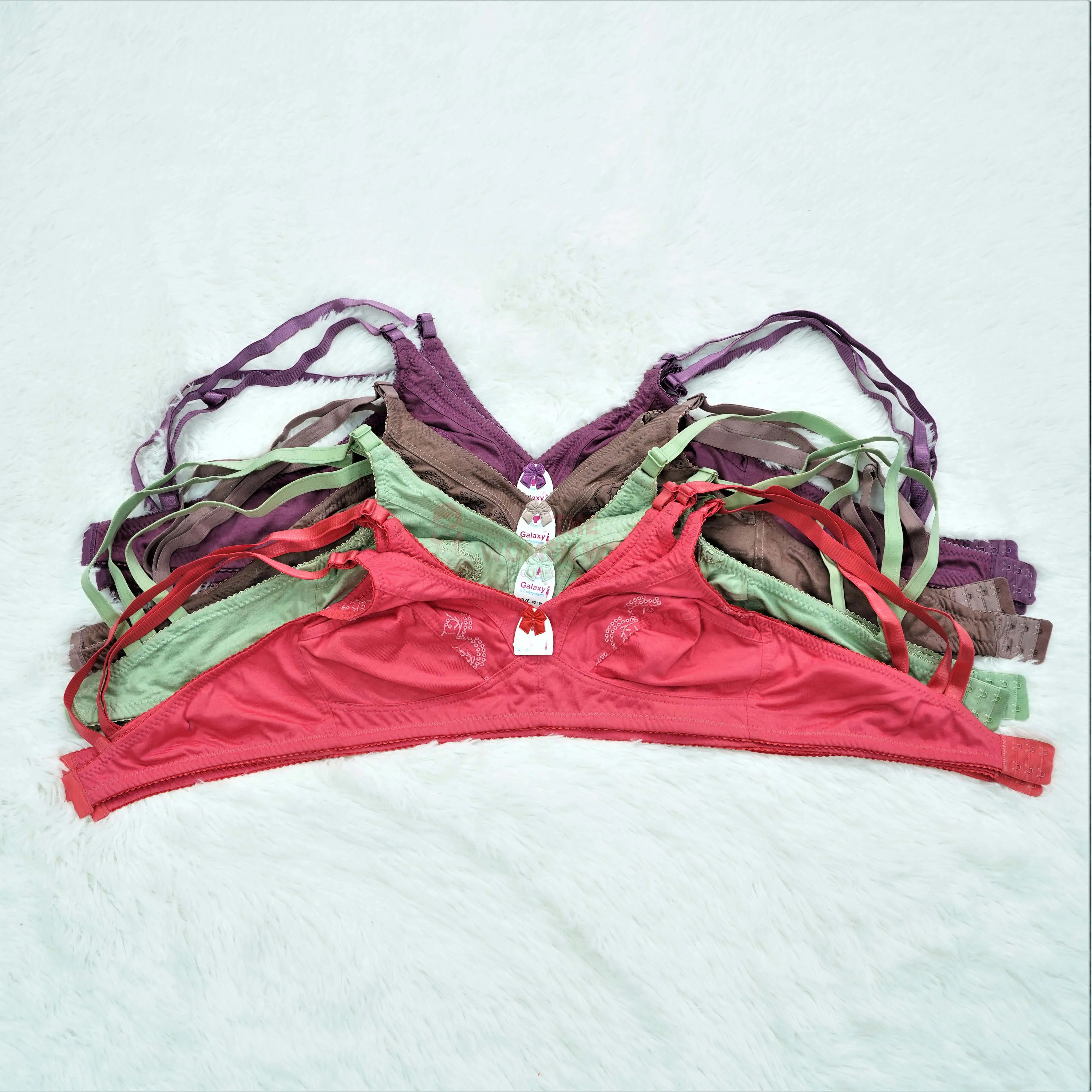 Women's Galaxy Soft Cotton Non Padded Bra (013)