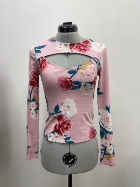 Women's Guess Long Sleeve Top, Extra-Small