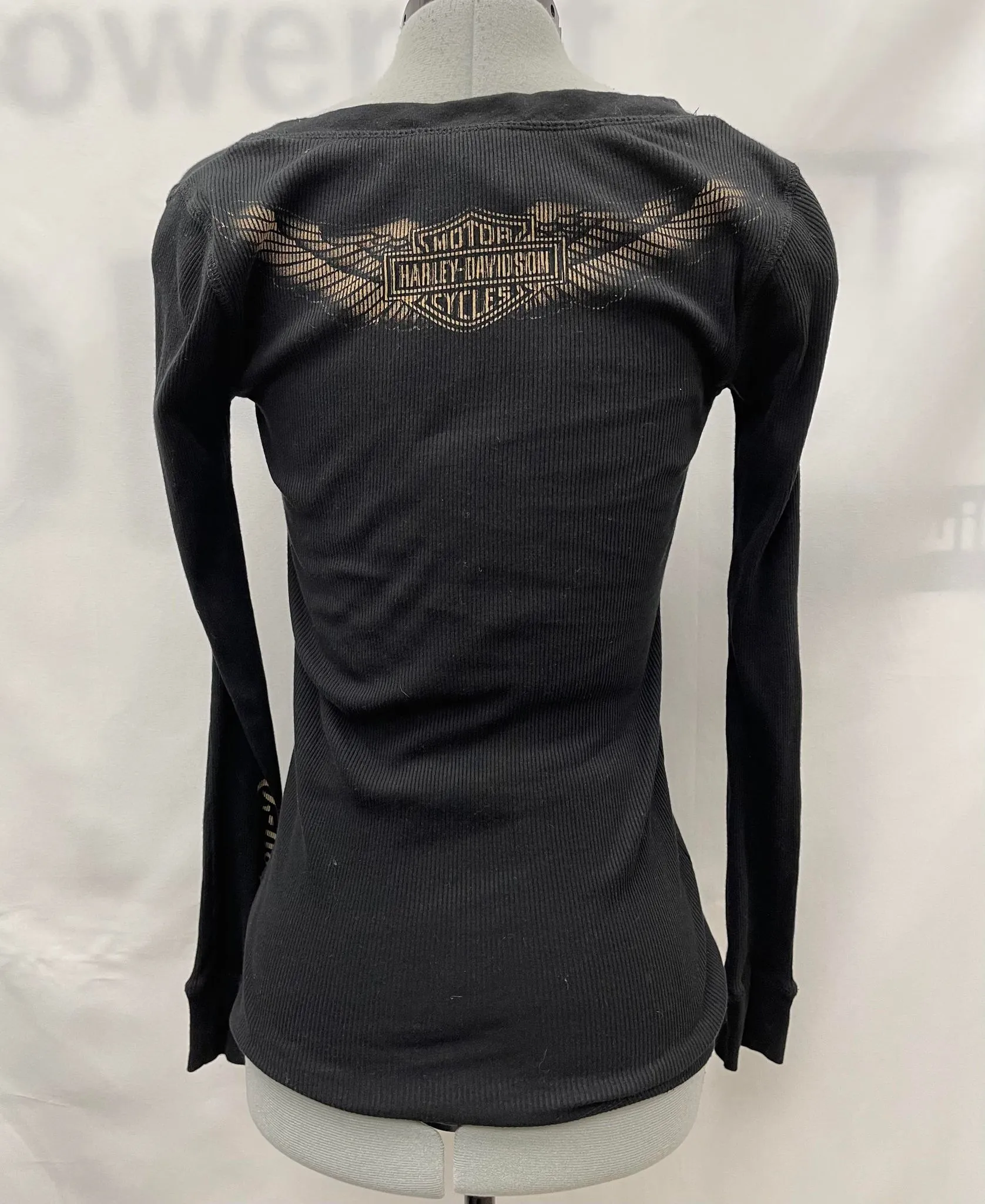 Women's Harley Davidson Long Sleeve Top, Extra Small