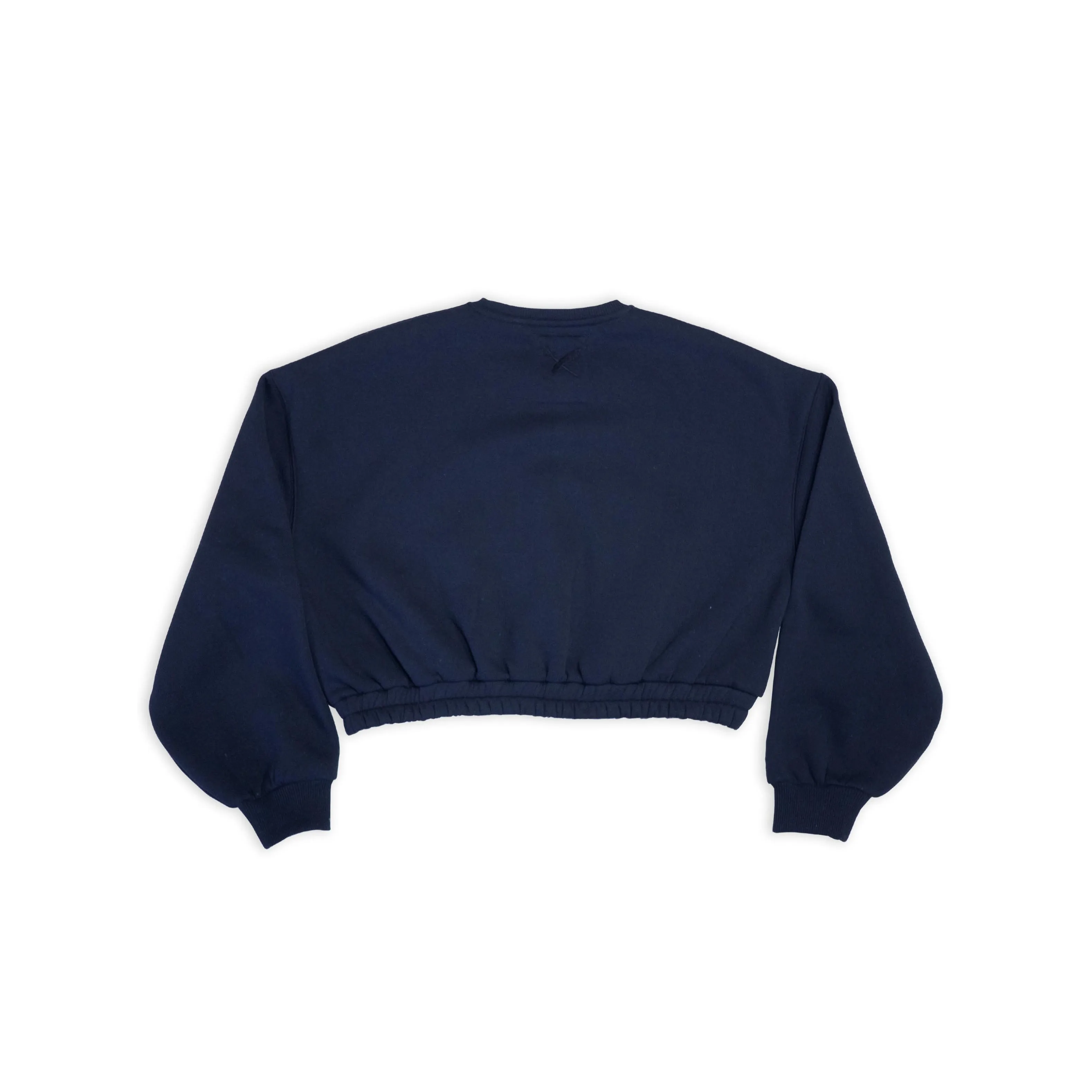 WOMEN'S HATTIE CROP SWEATSHIRT IN NAVY