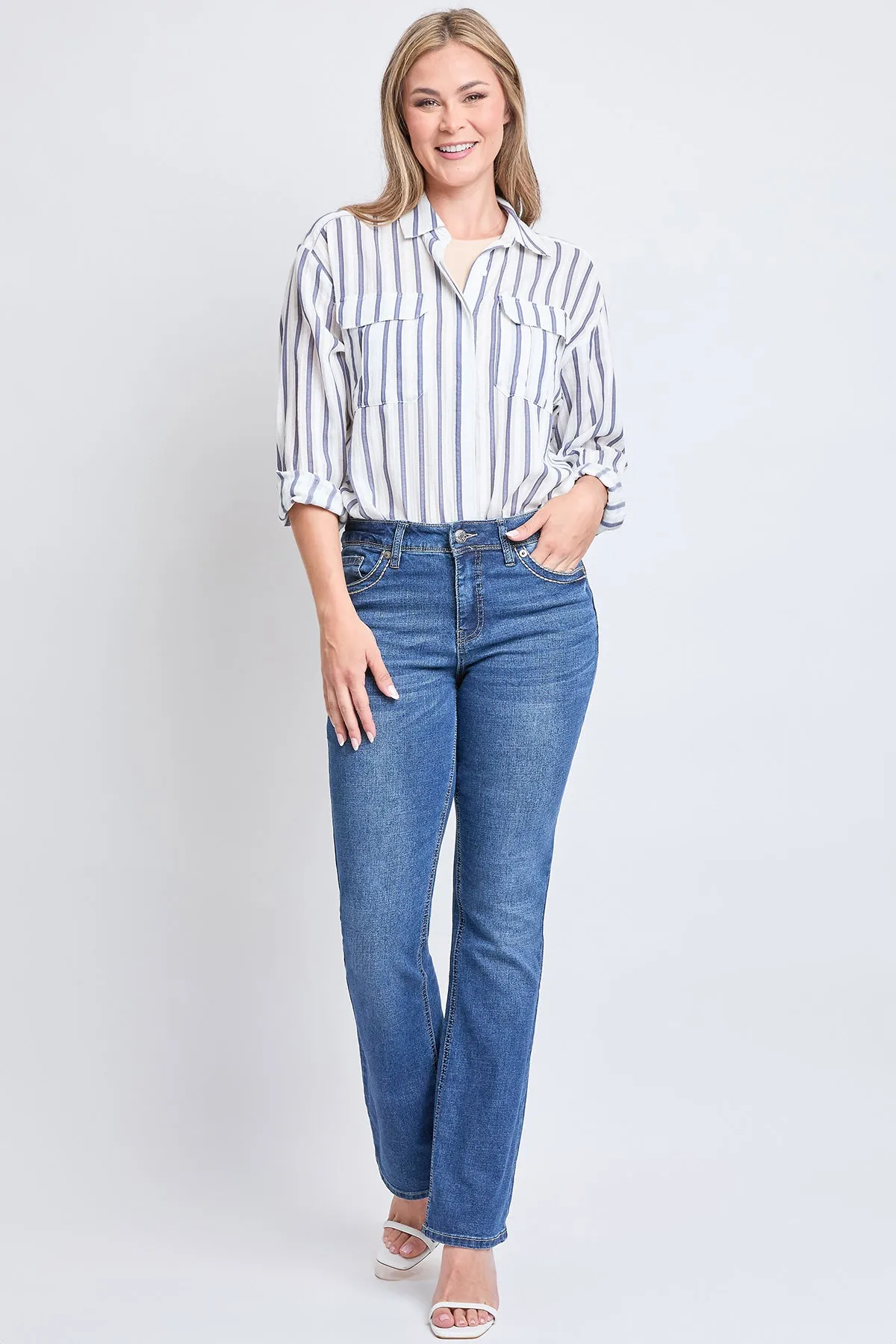 Women's High Rise Bootcut Cargo Jean