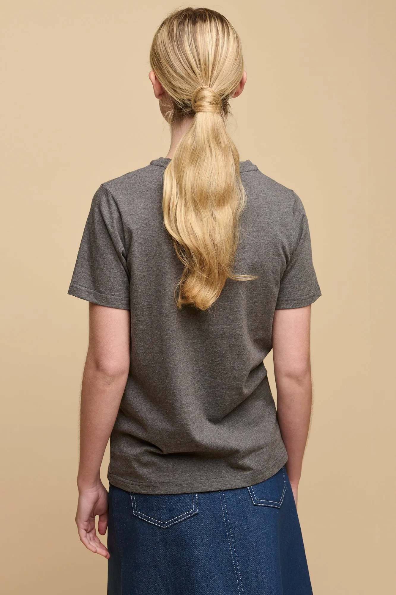 Women's Short Sleeve T Shirt - Charcoal