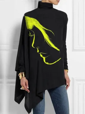Women's Y2k T Shirt Abstract Painting 3d Print T-shirt Women Fashion XL 025303503